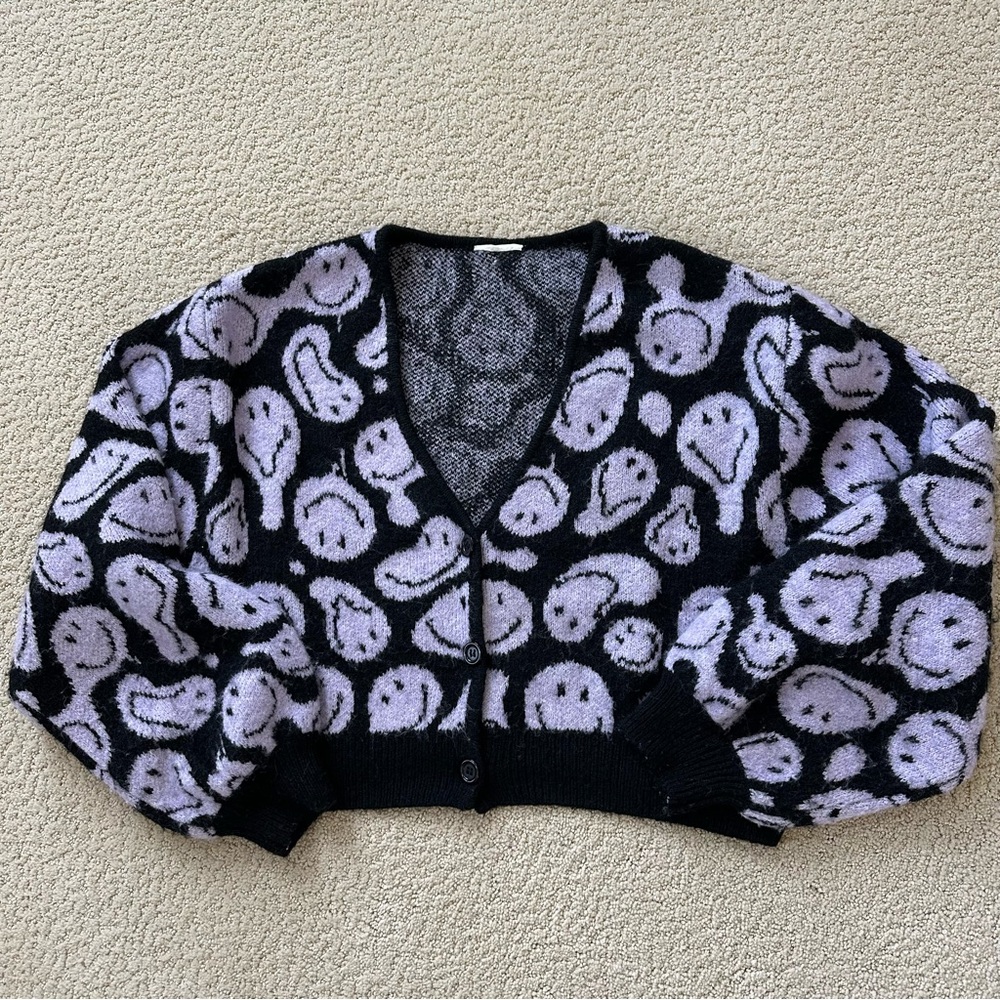 Black and Purple Women's Sweater